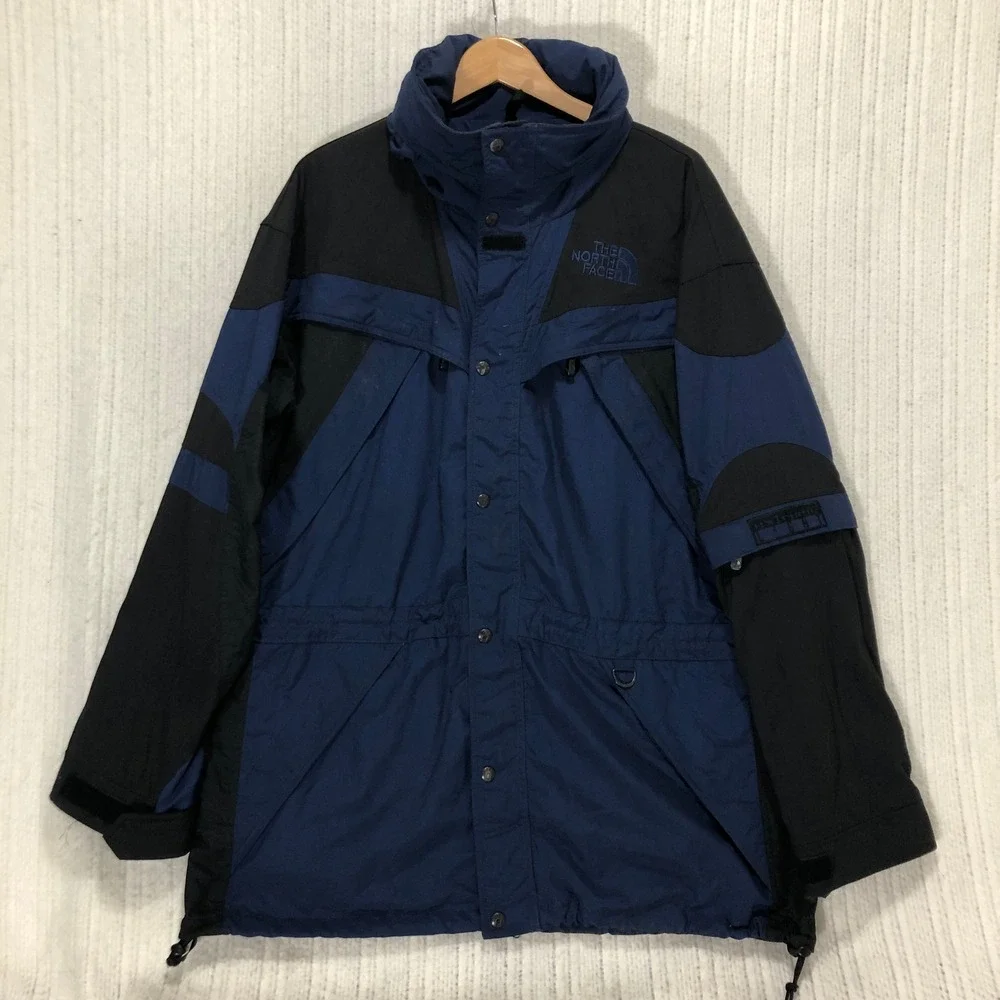 The North‎ Face Vintage Insulated Jacket Extreme Series Blue Black Winter Parka